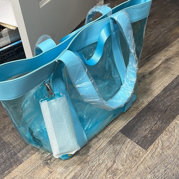 Nobo blue-clear lovely travel bag and glasses case - Picture 3 of 5